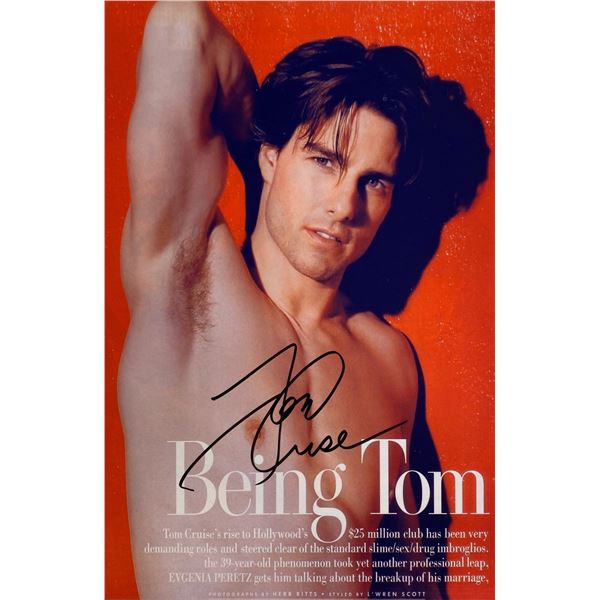 Autograph Signed Tom Cruise Photo