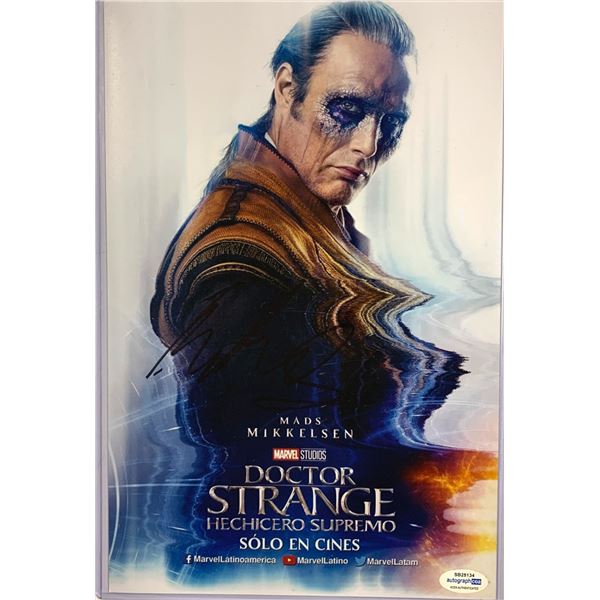 Signed Mads Mikkelsen AutographCOA