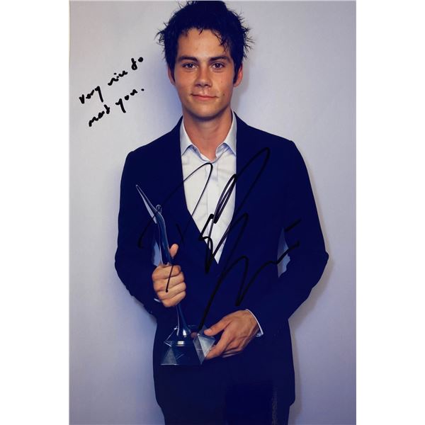 Autograph Signed Dylan O'Brien Photo