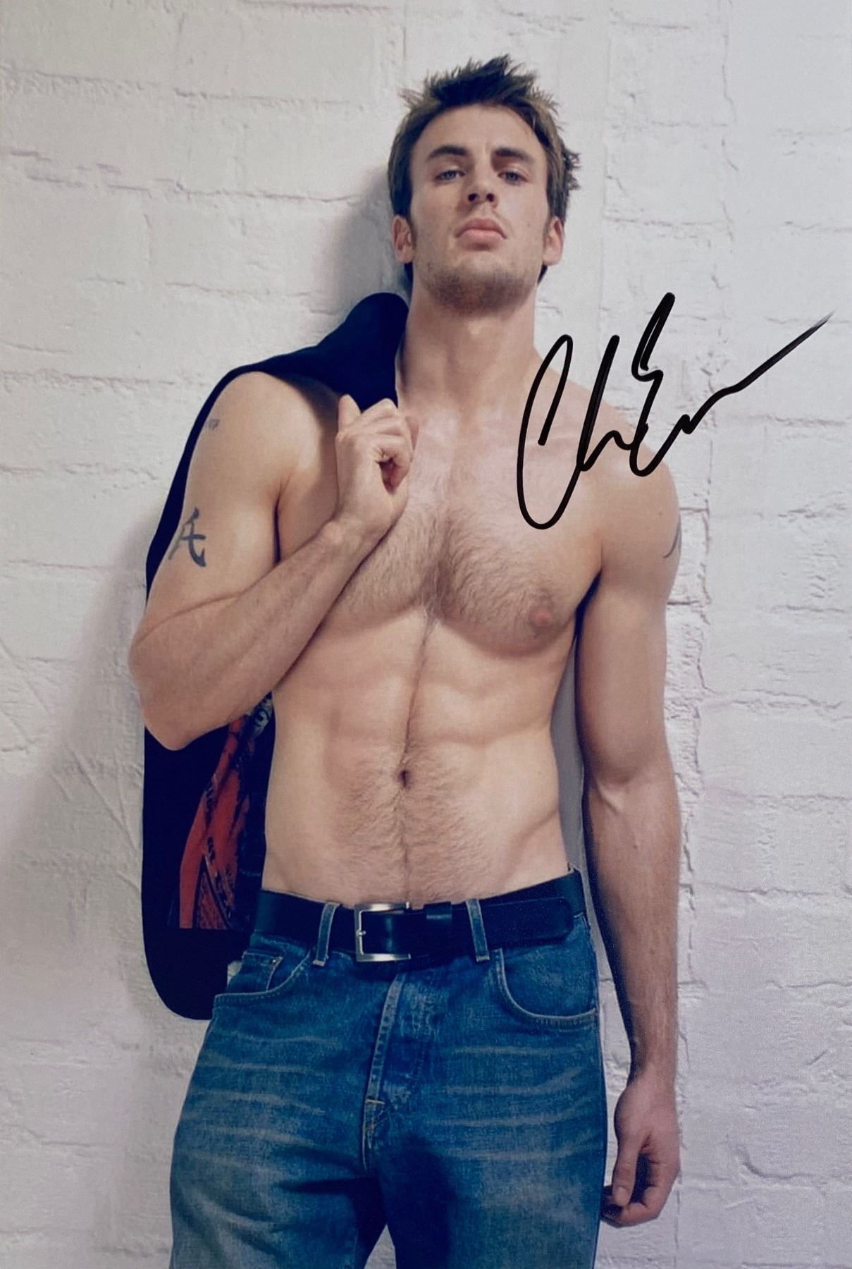 Autograph Signed Chris Evans Photo