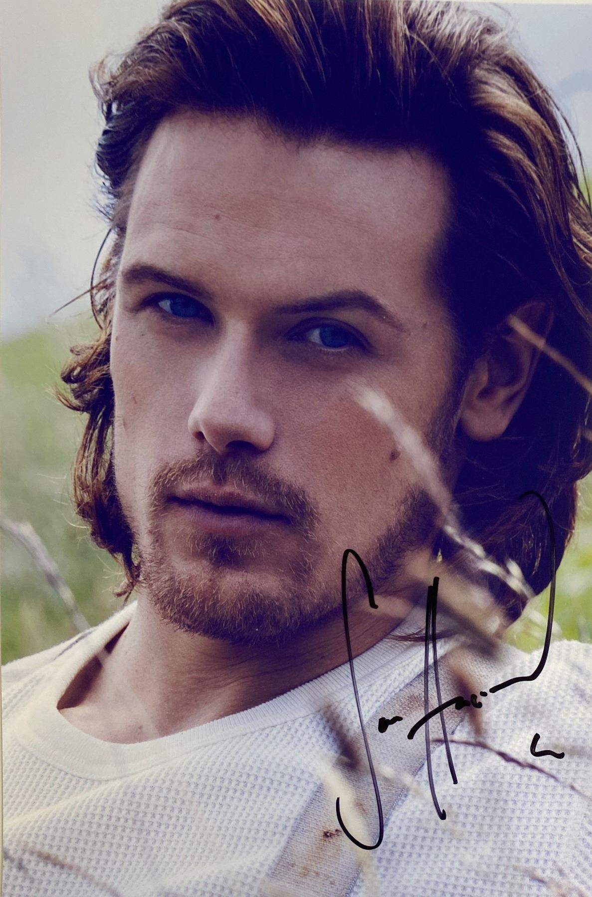 Autograph Signed Sam Heughan Photo
