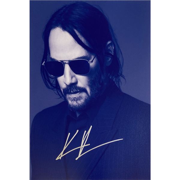 Autograph Signed Keanu Reeves Photo