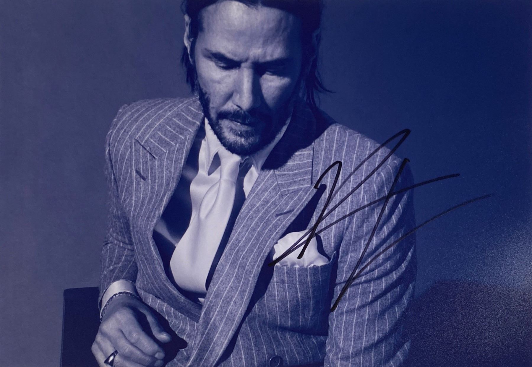 Autograph Signed Keanu Reeves Photo