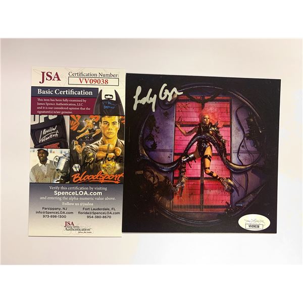Autograph Signed Lady Gaga Chromatica Card