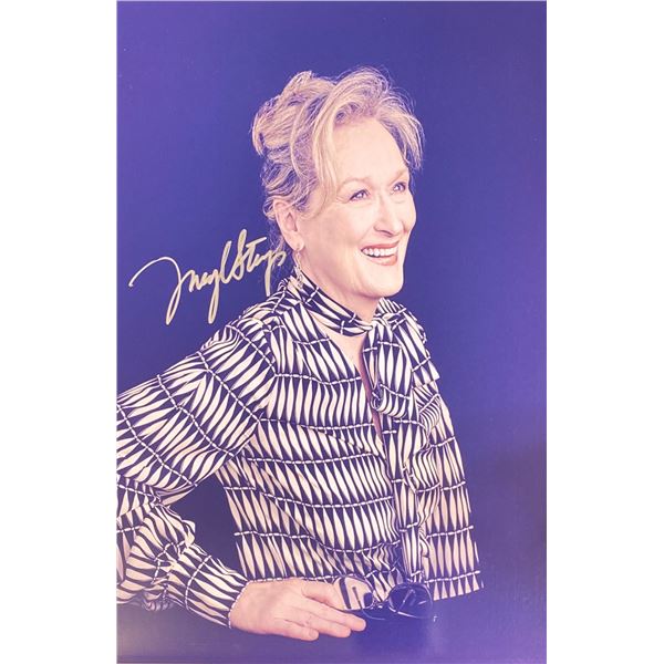 Autograph Signed  Meryl Streep Photo