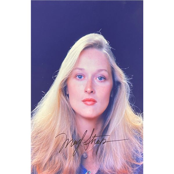 Autograph Signed  Meryl Streep Photo