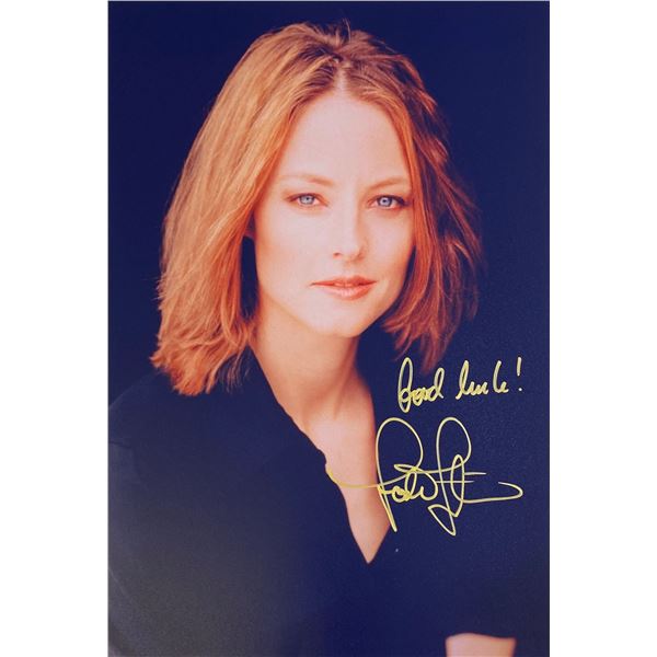 Autograph Signed  Jodie Foster Photo