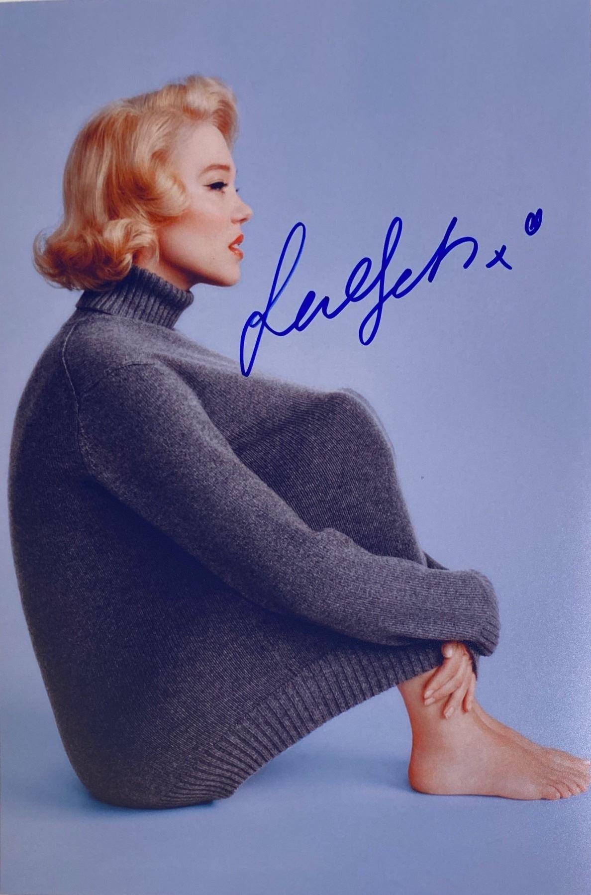 セール中…レア・セドゥ直筆サイン入り2Lサイズ写真Léa Seydoux レア