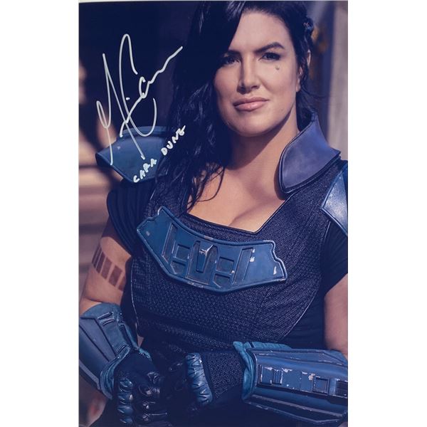 Autograph Signed The Mandalorian Gina Carano Photo