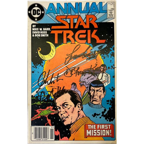 Autograph Signed Star Trek Comics