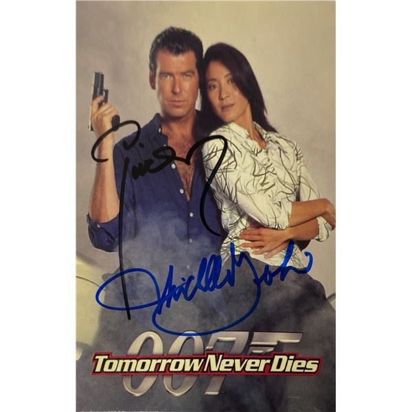 Tomorrow Never Dies Autograph  Autograph Signed Postcard