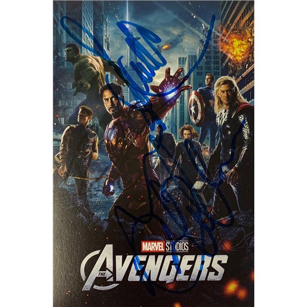 Autograph Avengers Chris Evans Postcard