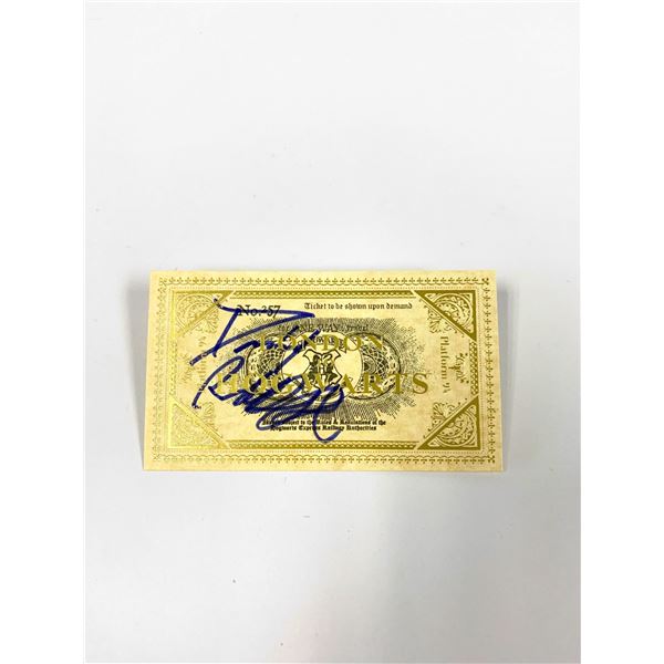 Autograph Signed Harry Potter Train Ticket Daniel