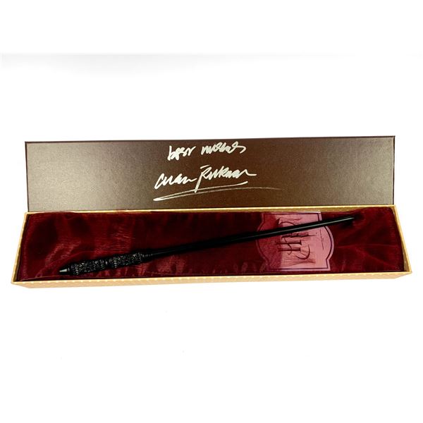 Autograph Harry Potter Alan Rickman Wand