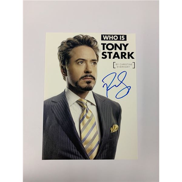 Autograph Avnegers Iron Man Prints Robert Downey Jr