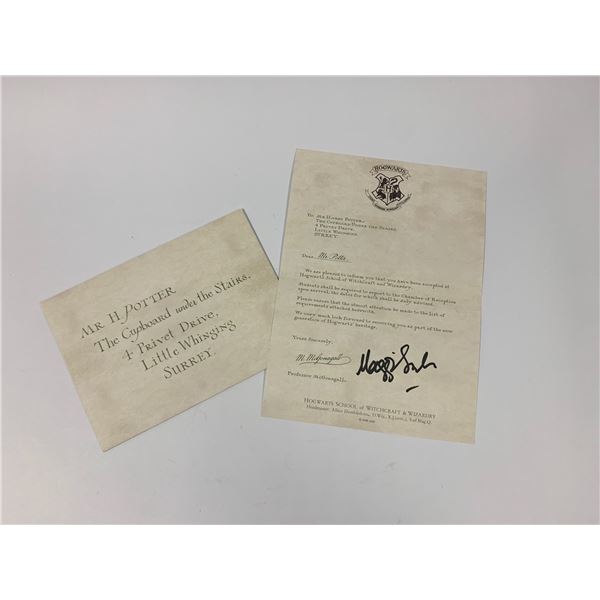 Autograph Harry Potter Letter Maggie Smith