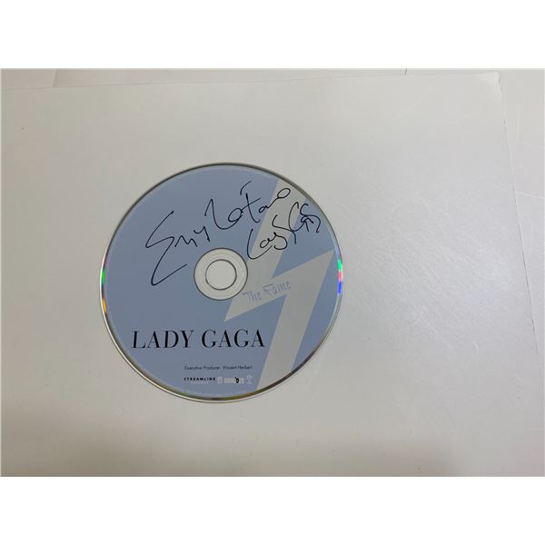 Autograph Lady Gaga Signed CD