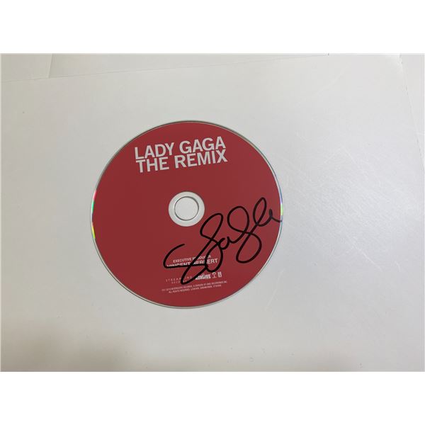 Autograph Lady Gaga Signed CD