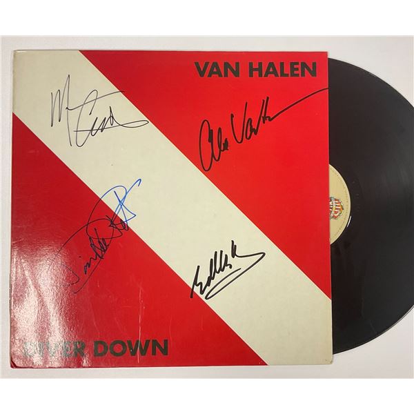 Autograph Signed Van Halen Diver Down Vinyl