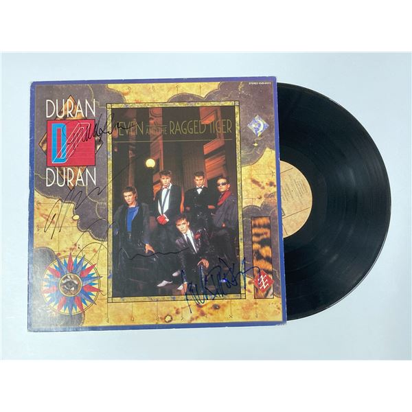 Autograph Signed Duran Duran Ragged Tiger Vinyl