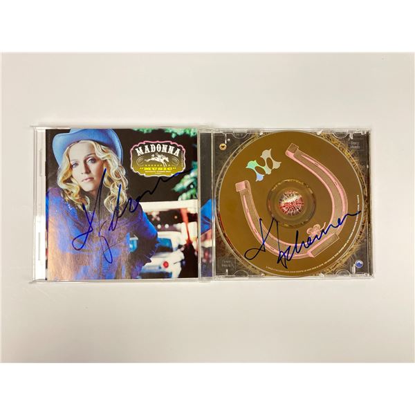 Autograph Signed Madonna Music CD