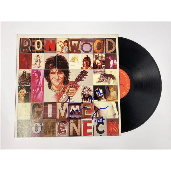Autograph Signed Ronnie Wood Vinyl