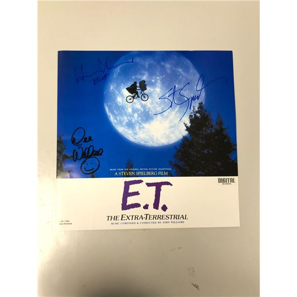 Autograph Signed ET Vinyl Booklet