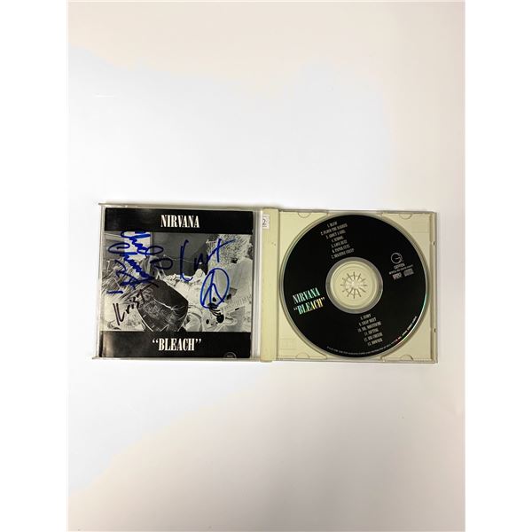 Autograph Nirvana Bleach Album CD