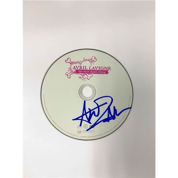 Autographed Avril Lavigne CD Disc