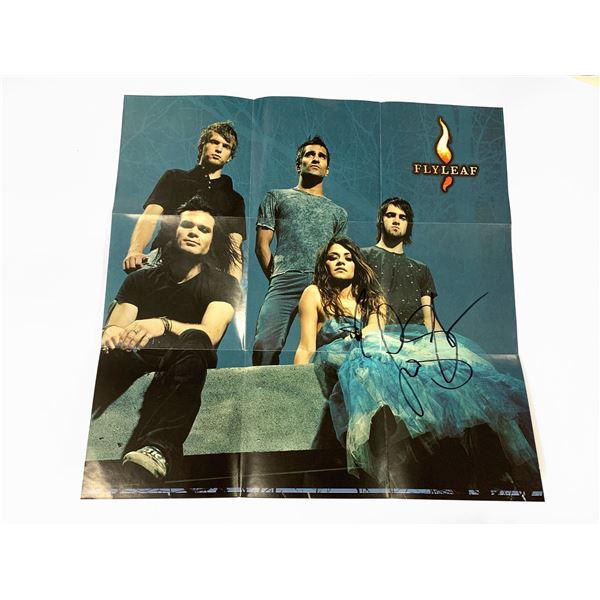 Autographed Flyleaf Cd poster