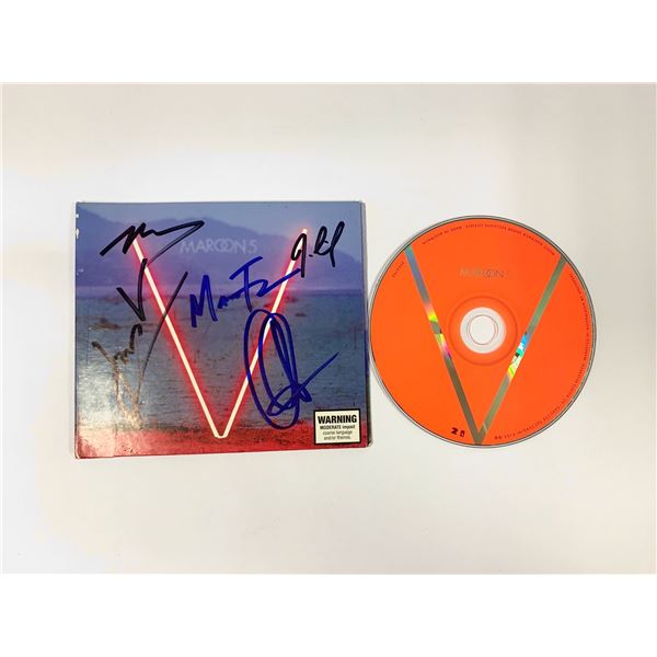 Autographed Maroon 5 CD Album