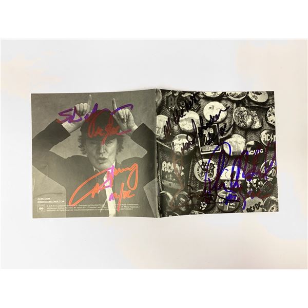 Autographed ACDC CD Album