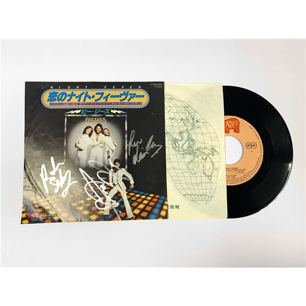 Autographed Bee Gees Vinyl