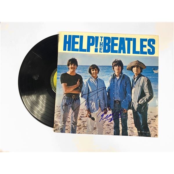 Autograph Beatles Help Vinyl