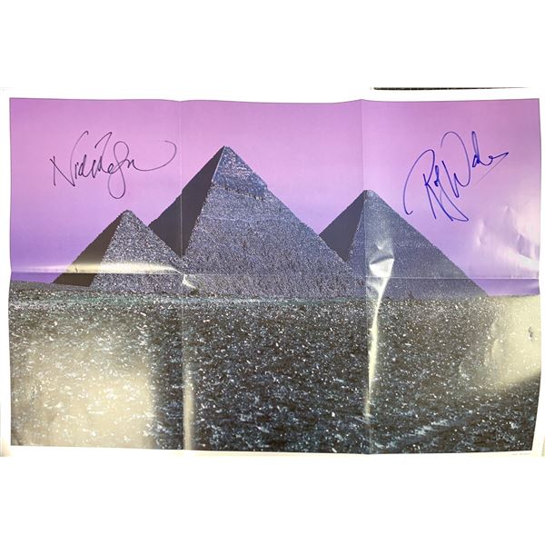 Autograph Pink Floyd Vinyl Poster