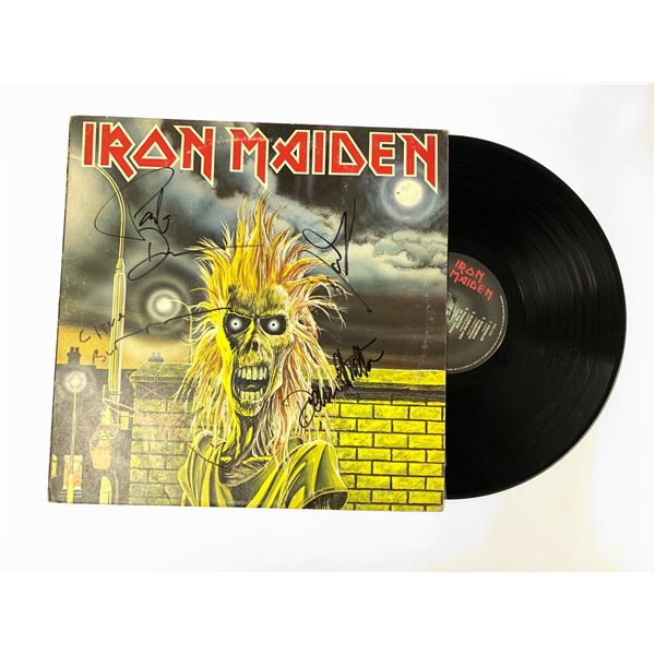 Autograph Iron Maiden Vinyl