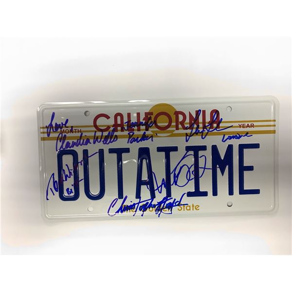 Autograph Back to Future Carplate