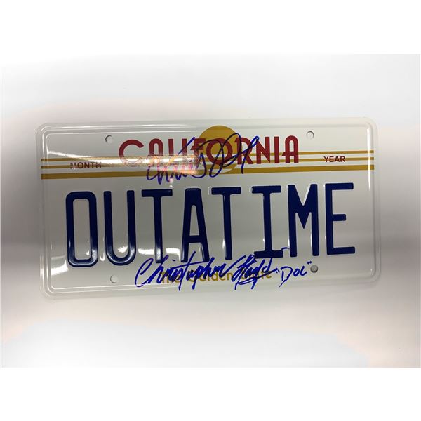 Autograph Back to Future Carplate