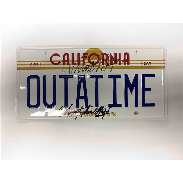 Autograph Back to Future Carplate