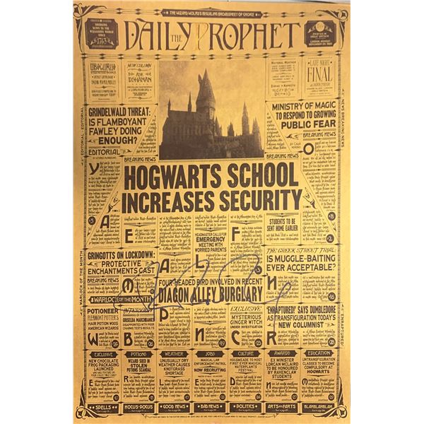 Autograph Harry Potter Poster