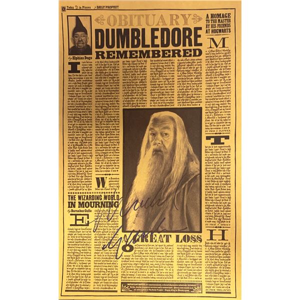 Autograph Harry Potter Poster