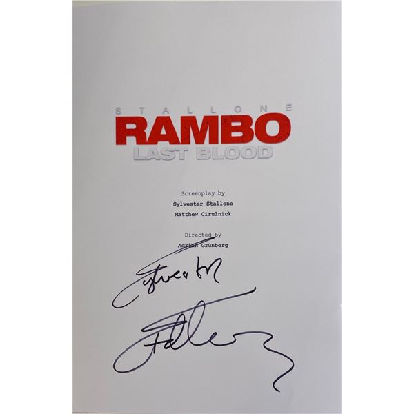 Autograph Rambo Script Cover