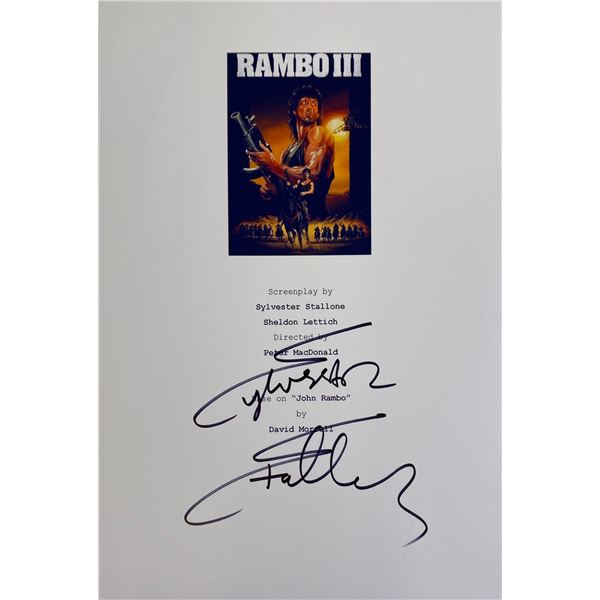 Autograph Rambo III Script Cover