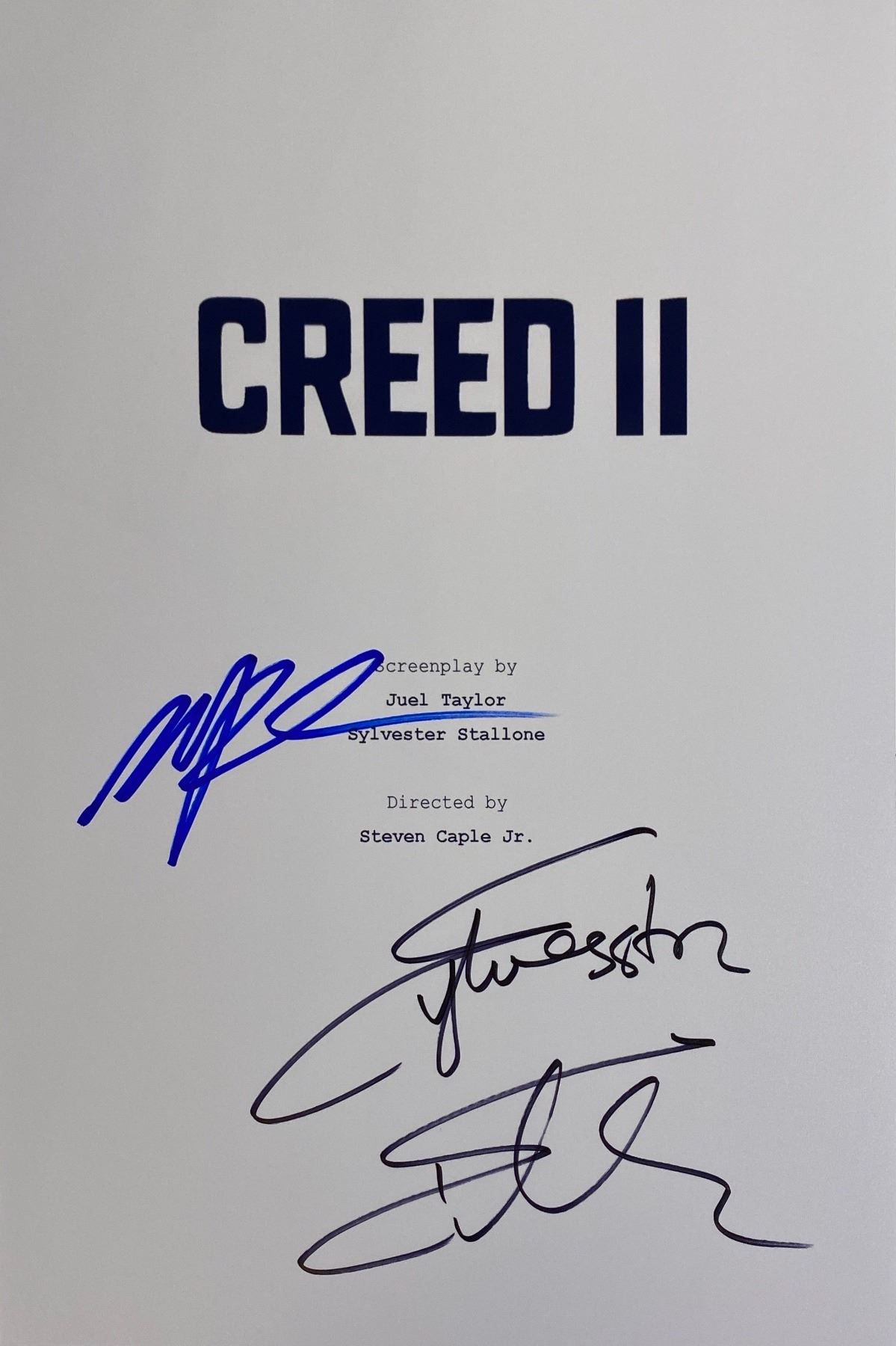 Autograph Creed Script Cover