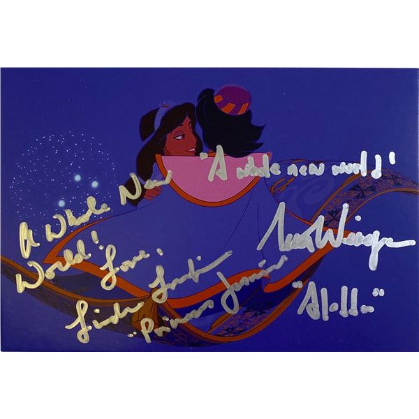 Autograph Aladdin Disney Card