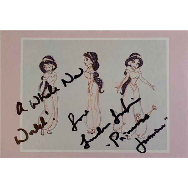 Autograph Aladdin Disney Card