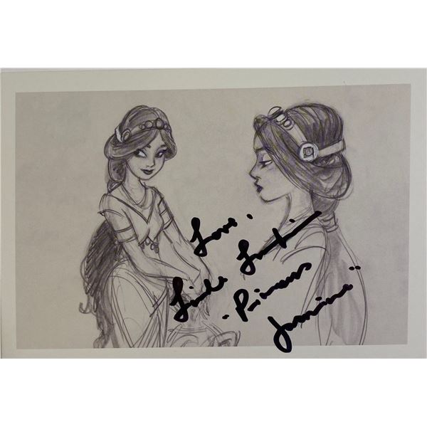 Autograph Aladdin Disney Card