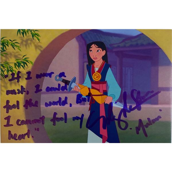 Autograph Mulan Disney Card Set