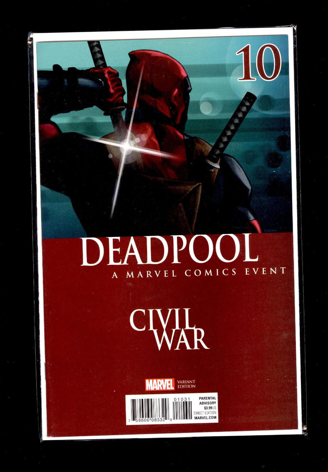 DEADPOOL #10 CIVIL WAR VARIANT COVER NMT 2016
