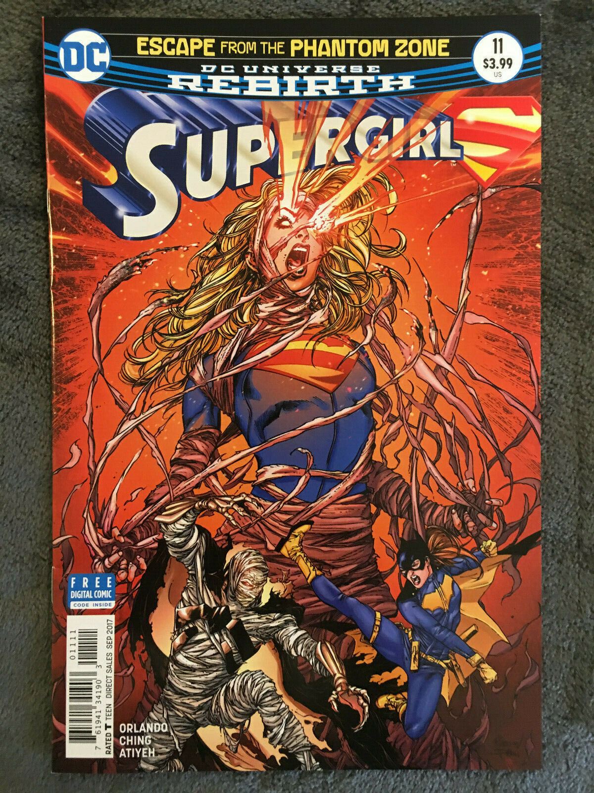 SUPERGIRL #11 ROBSON ROCHA COVER ADAM WEST TRIBUTE INSIDE NMT 2017